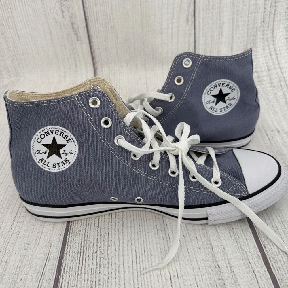 Converse Chuck Taylor All Star Sneakers Mens 10 Lunar Grey High Tops A13843F - Picture 10 of 11